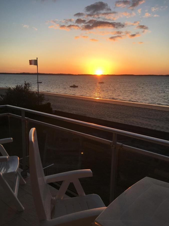 Appartement Arcachon Perreire Premiere Ligne Les Pieds Dans L Eau Vue Magnifique Sur Le Bassin Exteriör bild