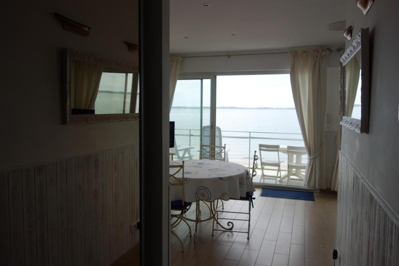 Appartement Arcachon Perreire Premiere Ligne Les Pieds Dans L Eau Vue Magnifique Sur Le Bassin Exteriör bild