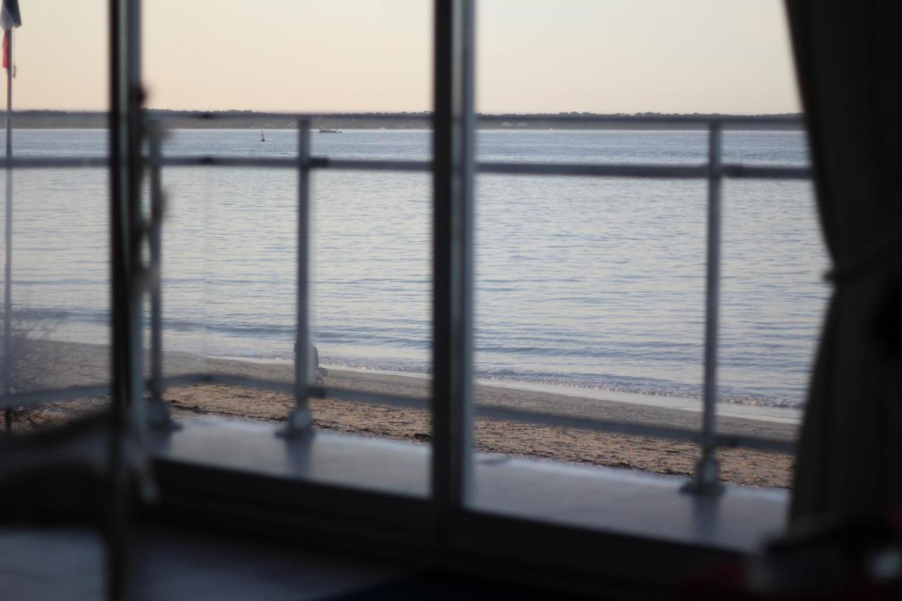 Appartement Arcachon Perreire Premiere Ligne Les Pieds Dans L Eau Vue Magnifique Sur Le Bassin Exteriör bild